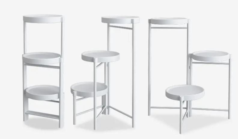 3-Tier Metal Plant Stand - Rust-Resistant Iron