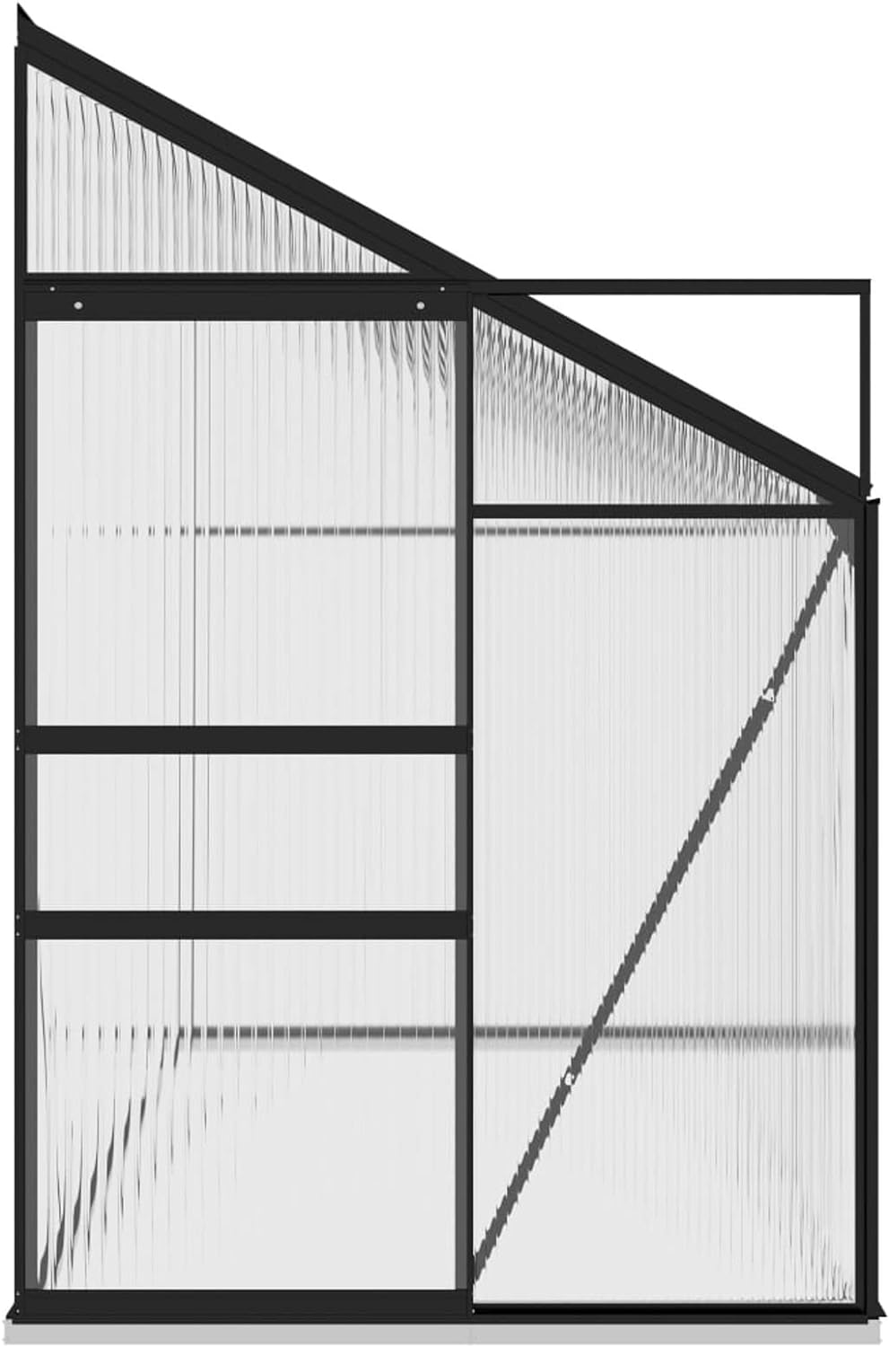 Garden Greenhouse with Anodized Aluminum Frame Different Size