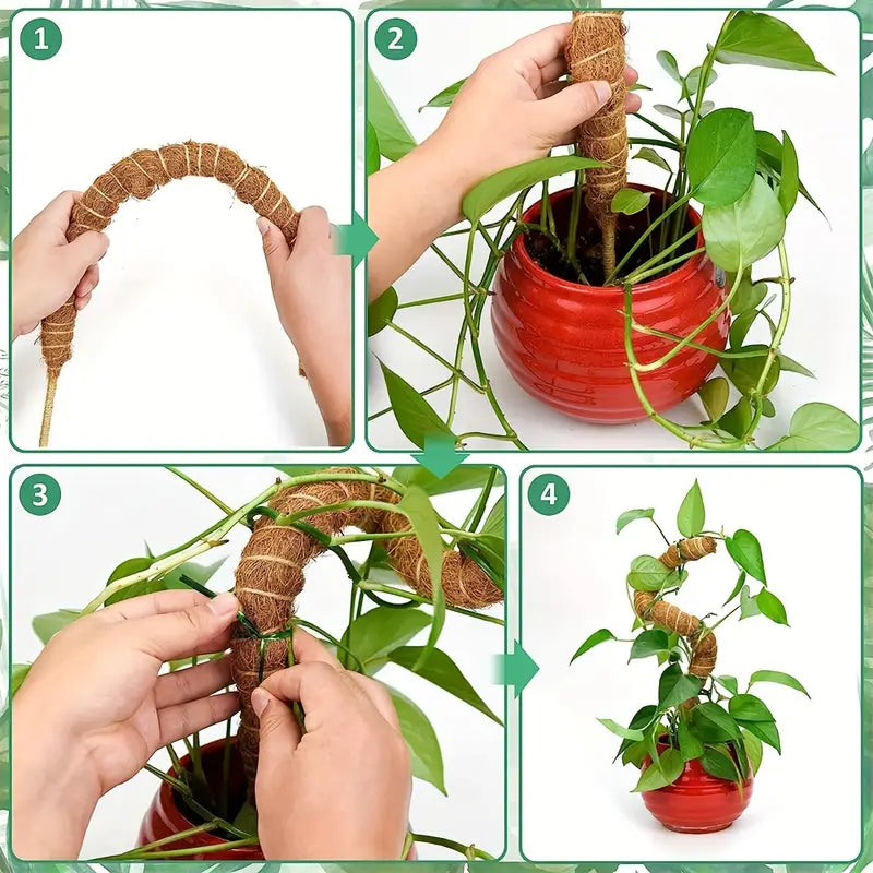 Flexible Brown Coconut Pole 1pc