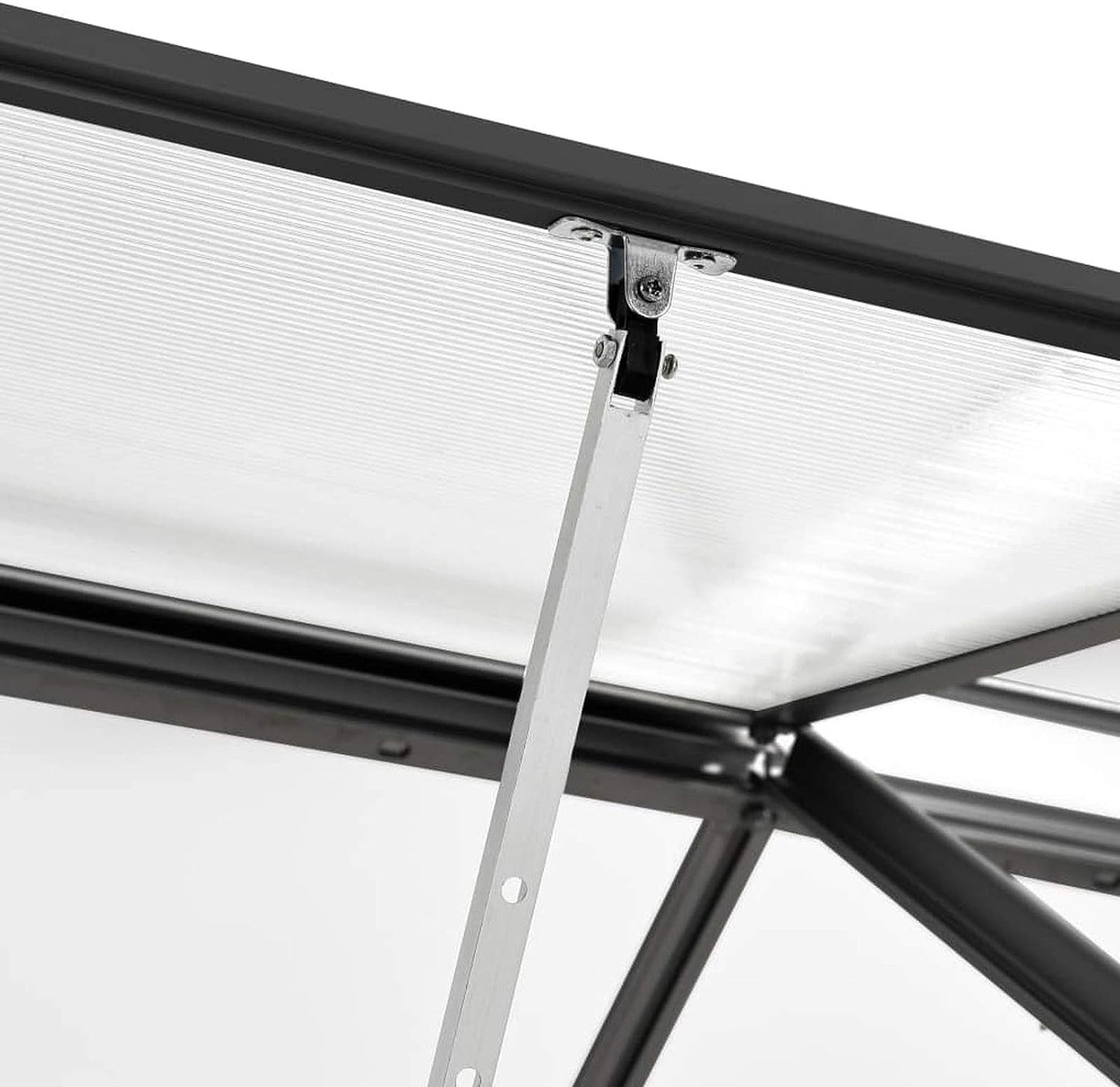 Garden Greenhouse with Anodized Aluminum Frame (Anthracite) Different Size