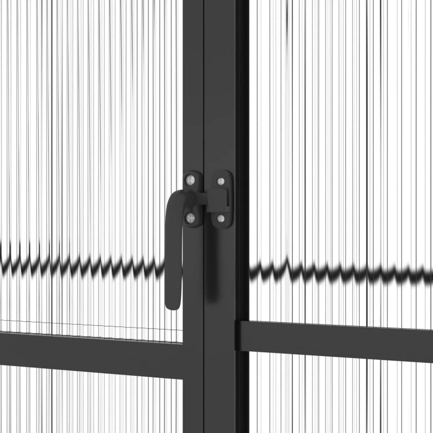 Garden Greenhouse with Anodized Aluminum Frame (Anthracite) 282x448x245cm