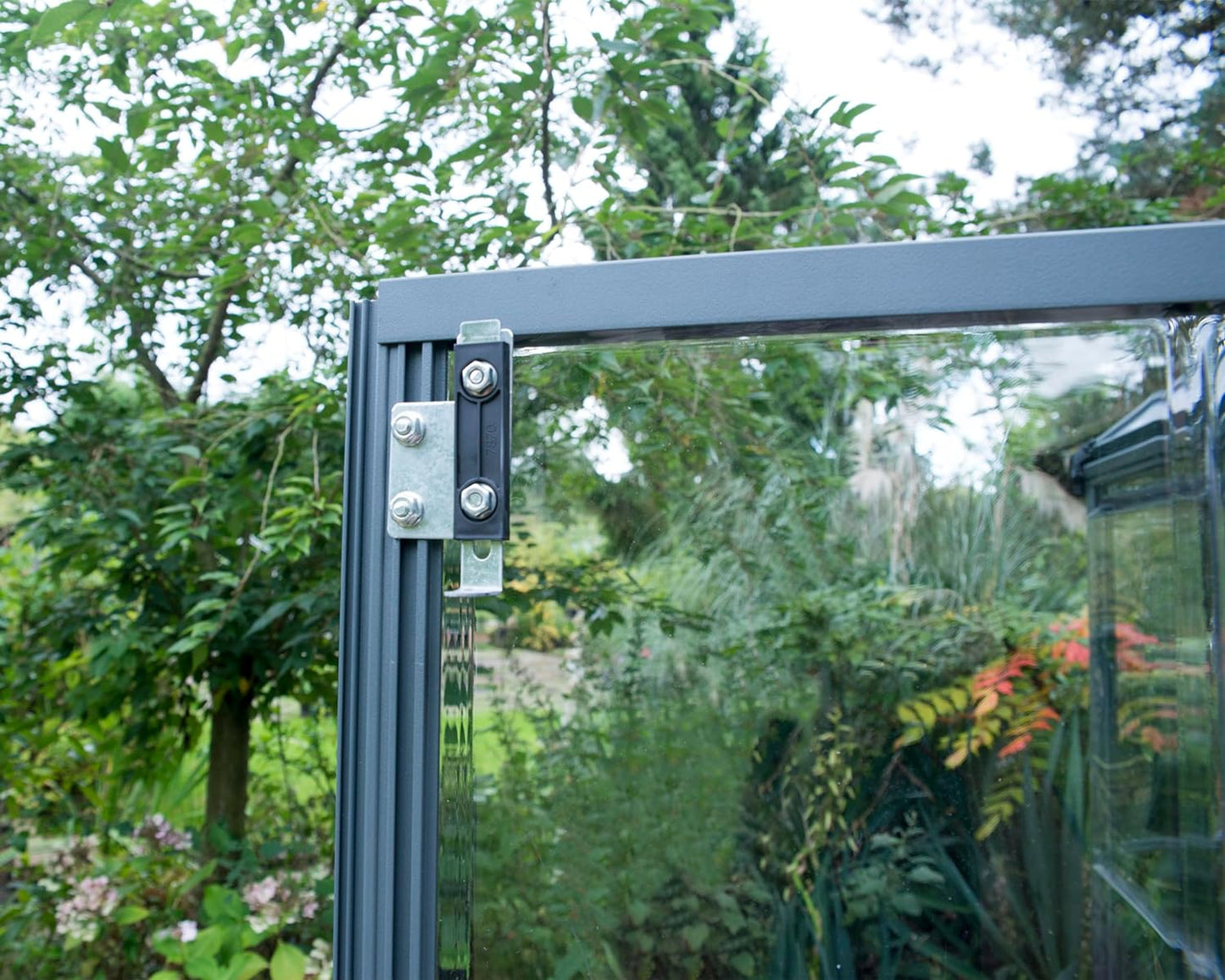 Garden Greenhouse with Anodized Aluminum Frame (Anthracite) 363x316x289cm