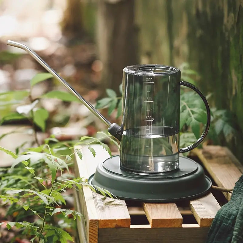 Compact 1L Garden Watering Can - High-Quality Resilient Plastic