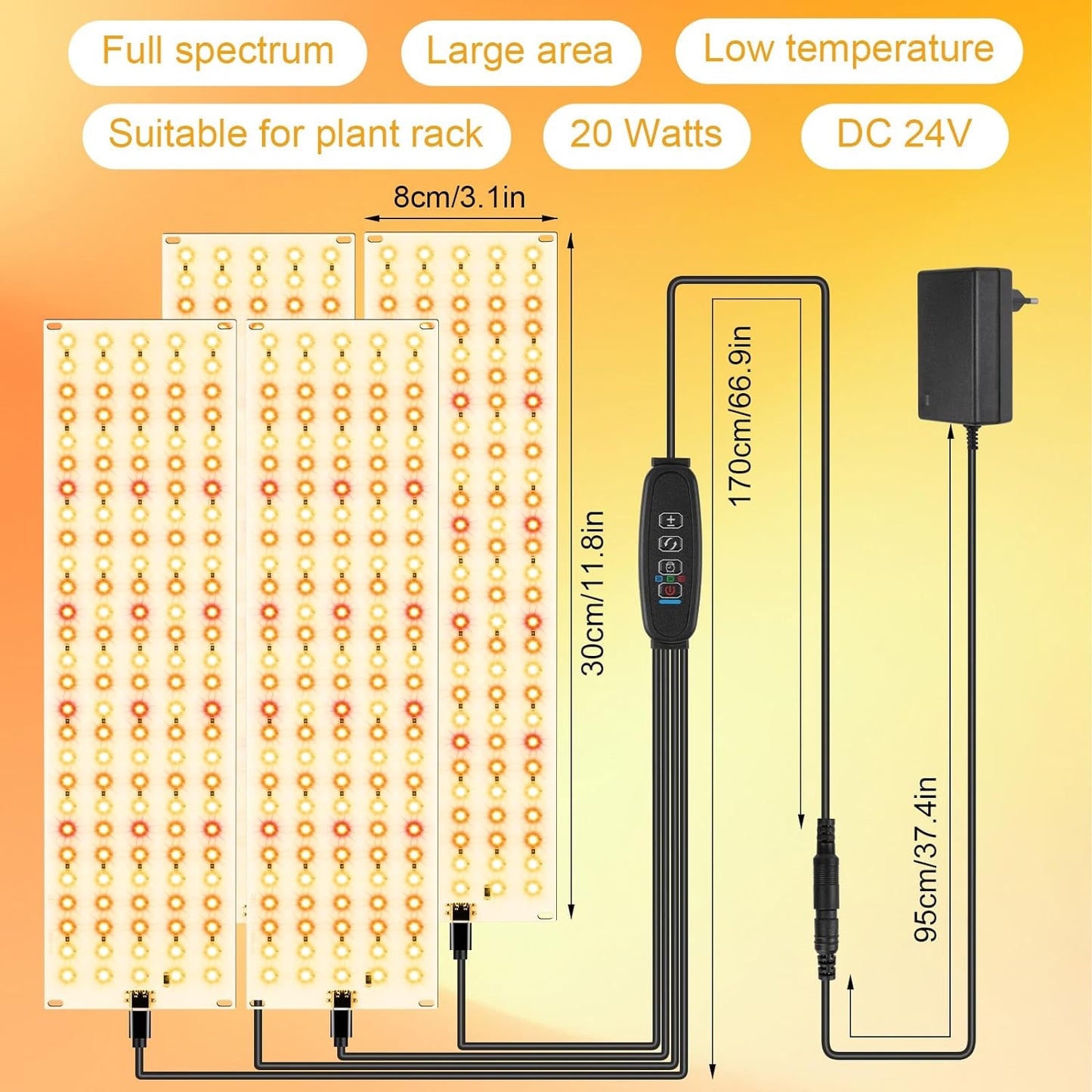 PlantBoost LED 5000 PRO Grow Lights