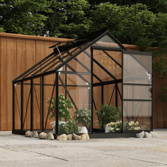 Garden Greenhouse with Anodized Aluminum Frame 155x200x191cm