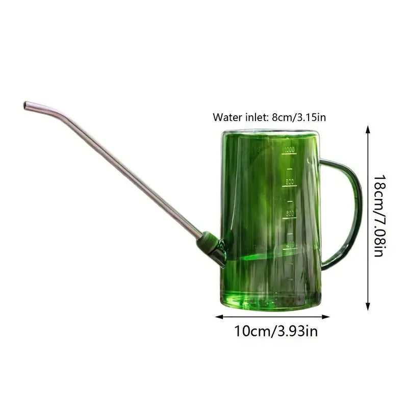 Compact 1L Garden Watering Can - High-Quality Resilient Plastic