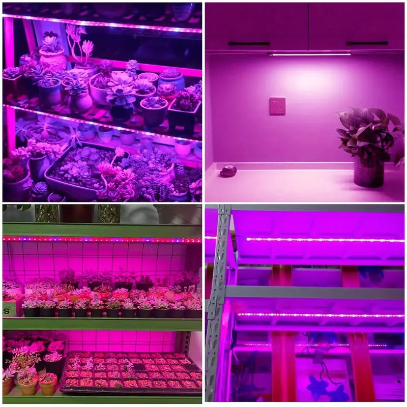 USB LED Grow Light Bar, Full Spectrum, Dimmable w/ Timer, Indoor Plants