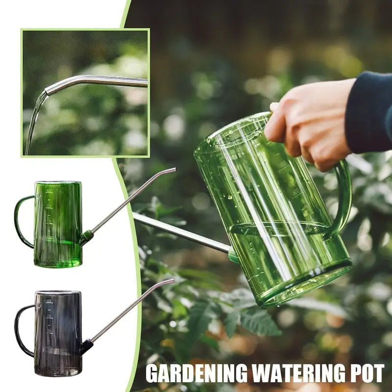 Compact 1L Garden Watering Can - High-Quality Resilient Plastic